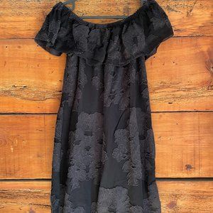 Wilred Black Off-the-Shoulder Dress - XS